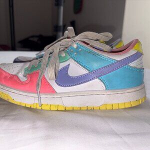 Nike Cotton Candy Dunks Low Top Classic Size Women's 5.5 VEUC